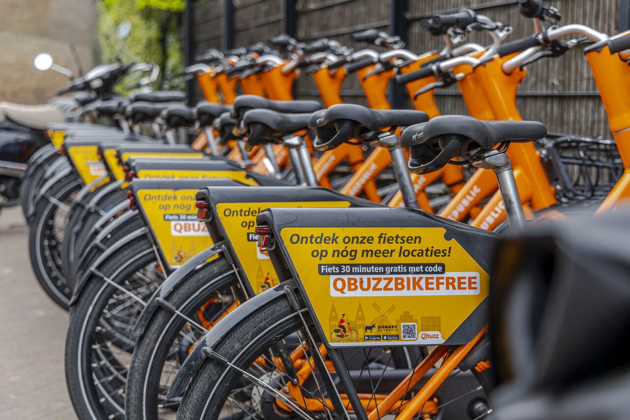 Met de deelfiets makkelijk naar je eindbestemming