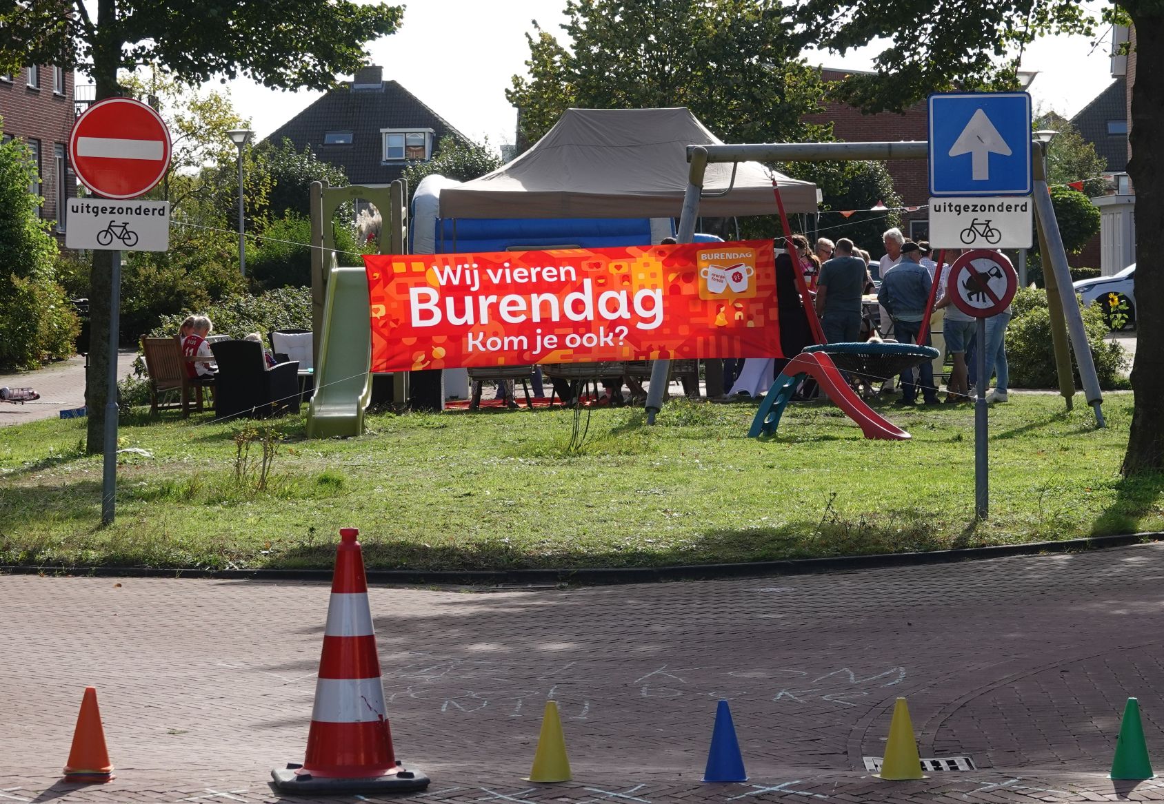 Foto van viering Burendag 2026 in gemeente Noordwijk