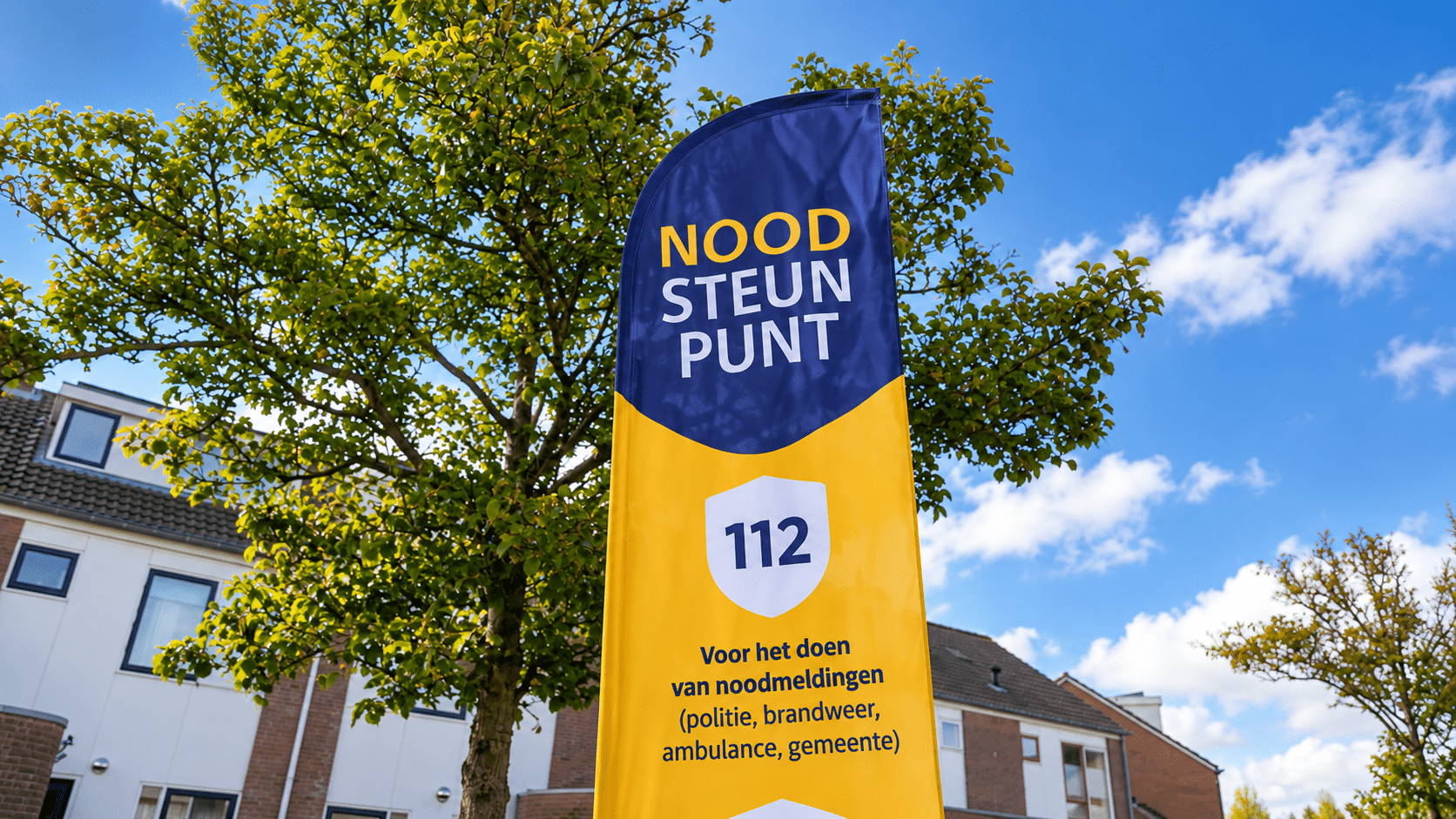 Foto van vlag Noodsteunpunt