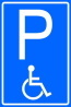 Borg gehandicaptenparkeerplaats