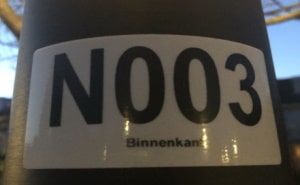 Sticker lantaarnpaal Noordwijk